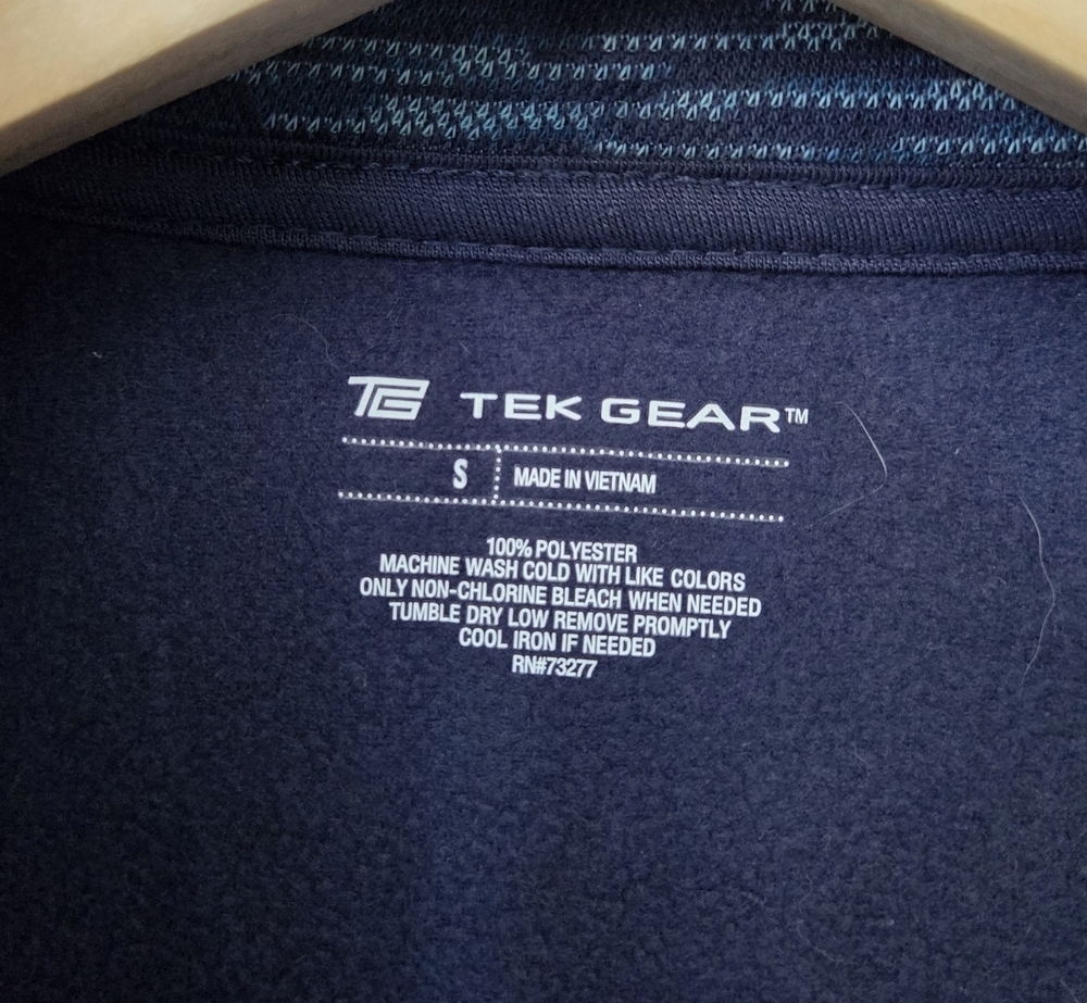 Tek Gear Blue Fleece Patterned Jacket - Picture 4 of 9